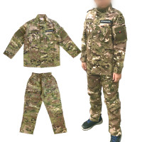 SHENKEL キッズ 迷彩服 上下セット 子供 (140cm) マルチカム 戦闘服 BDU 男の子 女の子 小さいサイズ