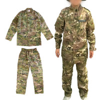 SHENKEL キッズ 迷彩服 上下セット 子供 (160cm) マルチカム 戦闘服 BDU 男の子 女の子 小さいサイズ 女性