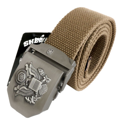 ワーカーウェストベルトサバゲー 戦闘服用 帆布ベルト 38mm幅 TAN