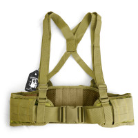 SHENKEL タクティカル ベルト サスペンダー 付き MC マルチカム MOLLE サバイバルゲーム