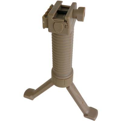 SHENKEL サイドレイル付バイポッドグリップ 伸縮便利ワンタッチ  20mmレール対応 TAN SHENKEL サイドレイル付バイポッドグリップ 伸縮便利ワンタッチ  20mmレール対応 TAN