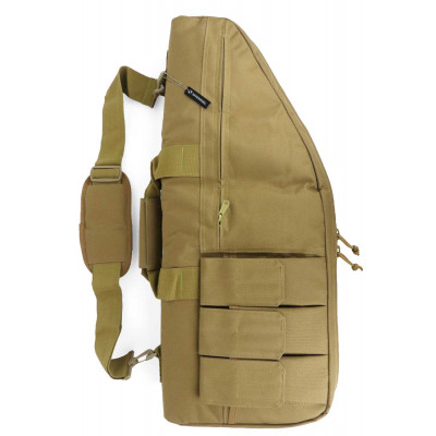 SHENKEL シェンケル ライフルケース ライフルキャリーケース 70cm ソフトタイプ シングル 710x270 TAN タン サバゲー サバイバルゲーム M90 MP5 PDW