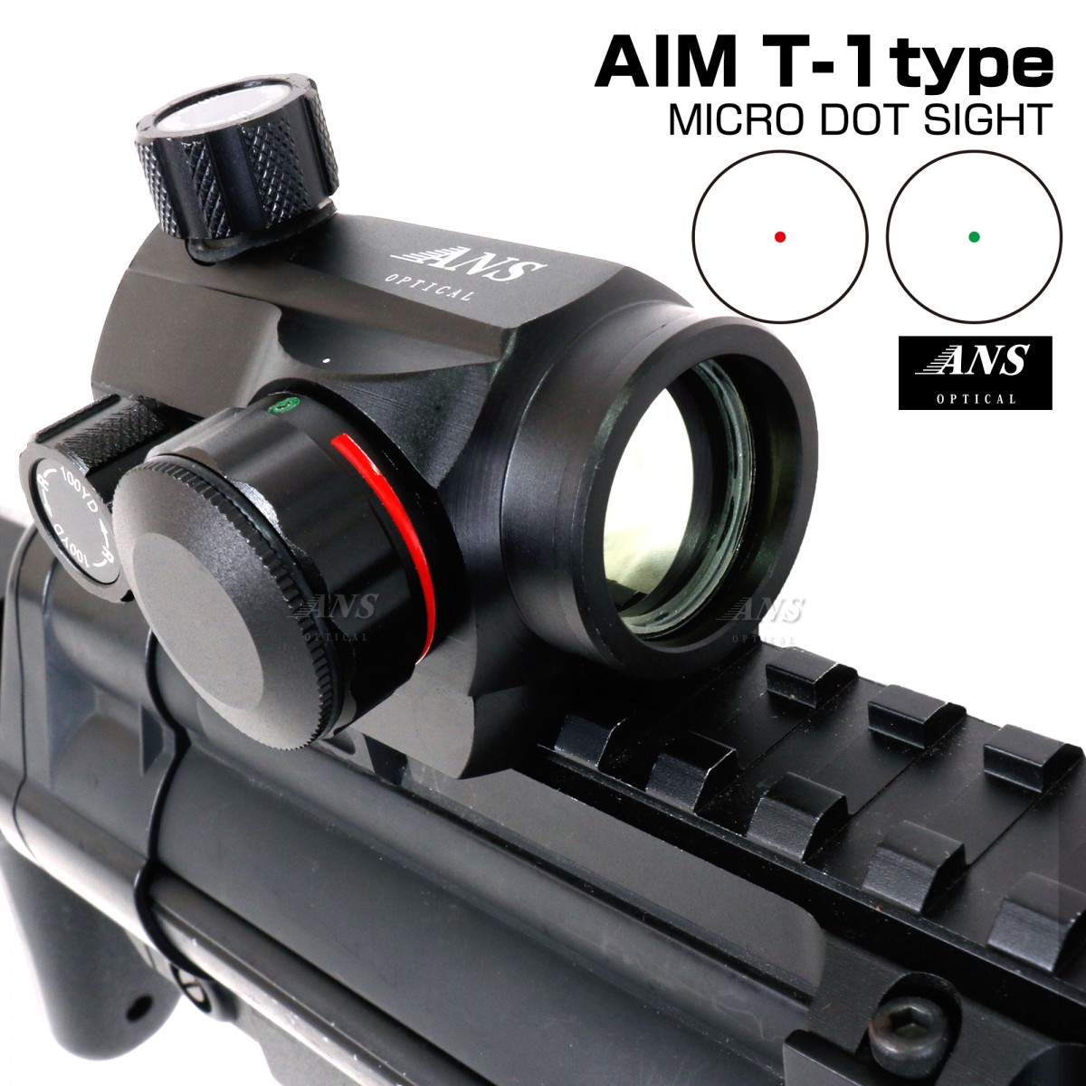 AIM MICRO T-1 ドットサイト HD22M1 BK 調光タイプ