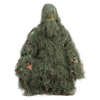 SHENKEL ステルス ギリースーツ メッシュ セパレート型 グリーン迷彩 ウッドランド ghillie suits 狙撃手・ハンター 