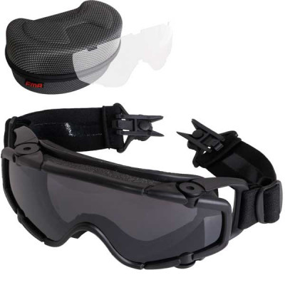 SHENKEL ARCレイル用 W.F.B タクティカル ゴーグル バリスティック・ゴーグル BK  ワイドフレーム ベンチレーション フローティングB　BK