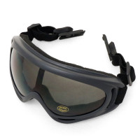 SHENKEL ヘルメットレール取付け GX-500タイプ コンバット ゴーグル (BK/グレーレンズ) FASTヘルメット サバゲー