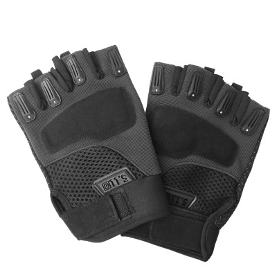 5.11タイプ ハーフフィンガー タクティカルグローブ BK ブラック サバゲー