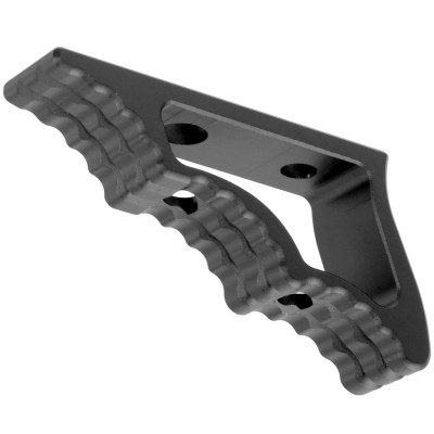 SHENKEL M-LOK 対応 アングルグリップ アルミCNC ハンドストップ BK ブラック 軽量 コンパクト