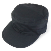 ミリタリーキャップ 黒  ブラック 帽子 60cm