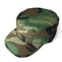 ミリタリーキャップ WOODLAND ウッドランド 迷彩 フリーサイズ 帽子