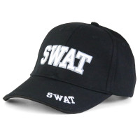 SWAT 特殊部隊 キャップ ベースボールキャップ 黒 ブラック 野球帽 ミリタリー サバゲー コスプレ SWAT 特殊部隊 キャップ ベースボールキャップ 黒 ブラック 野球帽 ミリタリー サバゲー コスプレ
