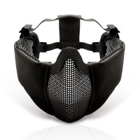 SHENKEL ハーフ イヤープロテクト メッシュマスク　フェイスガード フェイスマスク BK