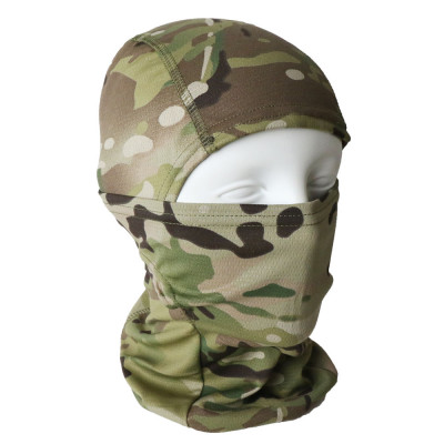 SHENKEL シェンケル メッシュ生地 バラクラバ フェイスマスク 目出し帽 迷彩 ( マルチカム ) 速乾性 通気性