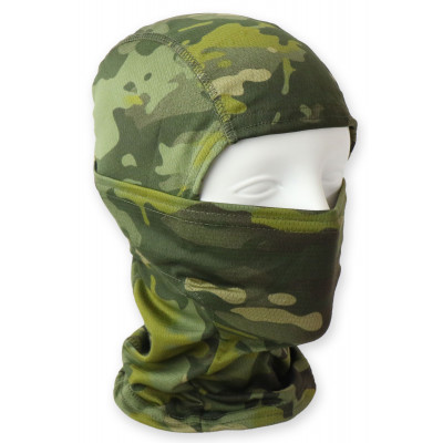 SHENKEL シェンケル メッシュ生地 バラクラバ フェイスマスク 目出し帽 迷彩 ( マルチカムトロピック ) 速乾性 通気性