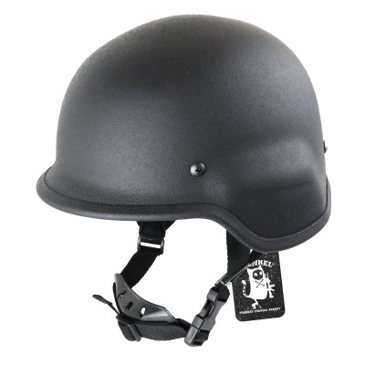 SHENKEL M88 PASGTタイプ スチール製 フリッツヘルメット (BK ブラック) フリーサイズ 鉄製 米軍 黒 ミリタリー サバゲー サバイバルゲーム 単品
