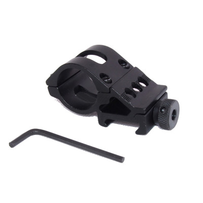 オフセットライトマウント ロータイプ 25mmチューブ用