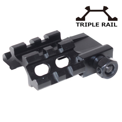 ユニバーサルクイックデタッチアングルマウント M72-A3  Triple Rail マウントベース スコープマウント ハンドガン 電動ガンの20mmレイルに対応