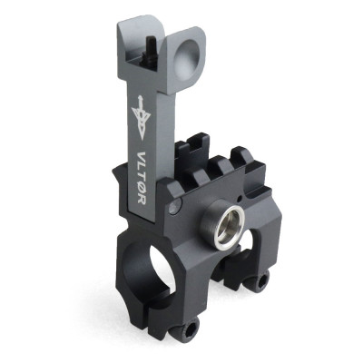 ANS Optical　VLTOR タイプ　フリップアップフロントサイト　BK ブラック