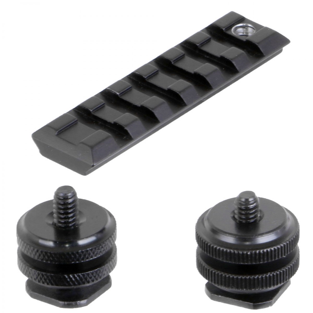 UnderBattle 1/4inchネジ付きホットシュー ・20mmレイルベースセット UnderBattle 1/4inchネジ付きホットシュー ・20mmレイルベースセット