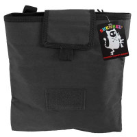 SHENKEL タクティカル ドロップマガジン ダンプポーチ 折り畳み可 (BK ブラック ) 幅広ベルト対応 マガジン収納ポーチ ロールアップ サバゲー装備