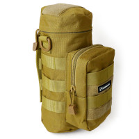 SHENKEL MOLLE ケトルバッグ ボトル ポーチ ウォーターボトル ( タン ) 迷彩 アウトドア