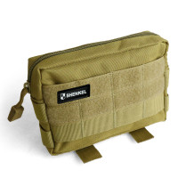 SHENKEL シェンケル ミリタリー ユーティリティーポーチ タクティカルポーチ ( 茶 タン ) MOLLE サバゲー 登山 旅行