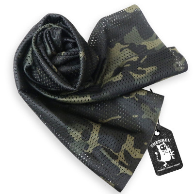 【NEW】迷彩柄ネックスカーフ マルチカムブラック
