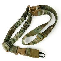 SHENKEL ワンポイント バンジースリング シングル (MC  マルチカム) CQB 強化スリング スリングベルト ライフル 銃 ストラップ