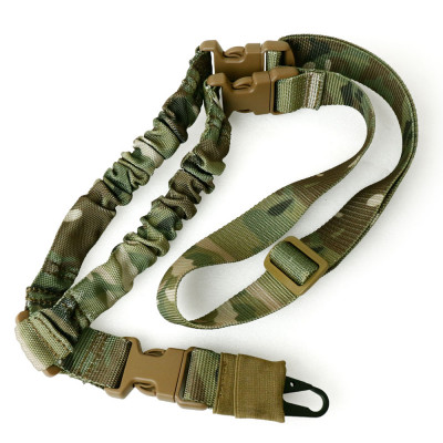 SHENKEL ワンポイント バンジースリング シングル (MC  マルチカム) CQB 強化スリング スリングベルト ライフル 銃 ストラップ
