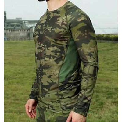 SHENKEL 迷彩 タクティカル Tシャツ 長袖 ポケット付き (ストレッチ+ドライメッシュ) 吸汗速乾 伸縮性 メンズ 【マルチカムトロピック 】サバゲー サバイバルゲーム スポーツ アウトドア SHENKEL 迷彩 タクティカル Tシャツ 長袖 ポケット付き (ストレッチ+ドライメッシュ) 吸汗速乾 伸縮性 メンズ 【マルチカムトロピック 】サバゲー サバイバルゲーム スポーツ アウトドア