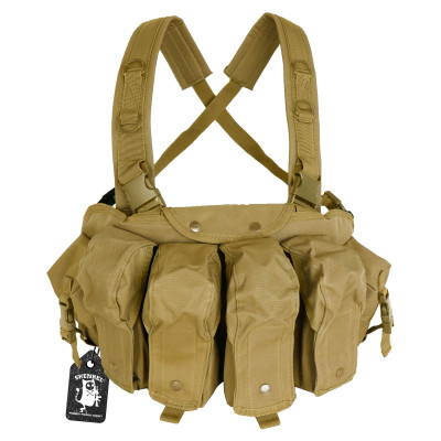 SHENKEL TAN タクティカル チェストリグ アーマーベスト Tactical Chest Rig AK