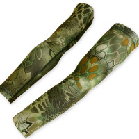 【NEWサイズ】SHENKEL クール ストレッチ アームカバー アームスリープ 迷彩 XＬ (マンドレイク) 日焼け 紫外線 UV対策 冷感 アウトドア スポーツ バイク 自転車 ゴルフ 登山 釣り サバゲー サバイバルゲーム 通勤 運転   男女兼用